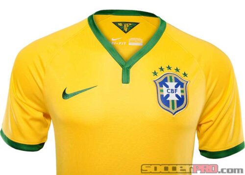 Nike Brazil Home Jersey  World Cup 2014