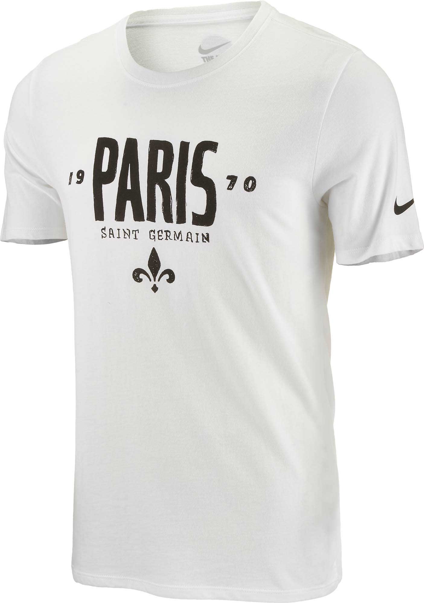 Psg white top t shirt