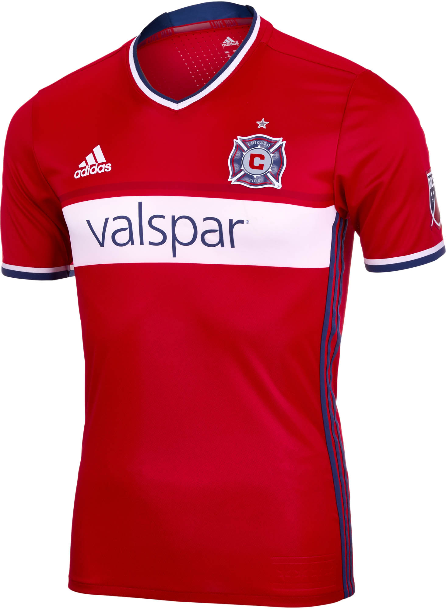 adidas Chicago Fire Home Jersey - 2016 Chicago Soccer Jerseys