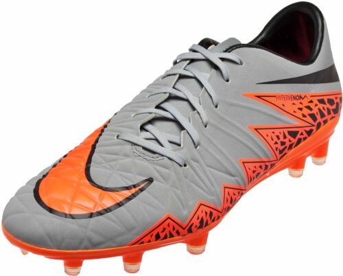 Nike Hypervenom Phatal II FG Soccer Cleats – Grey/Black