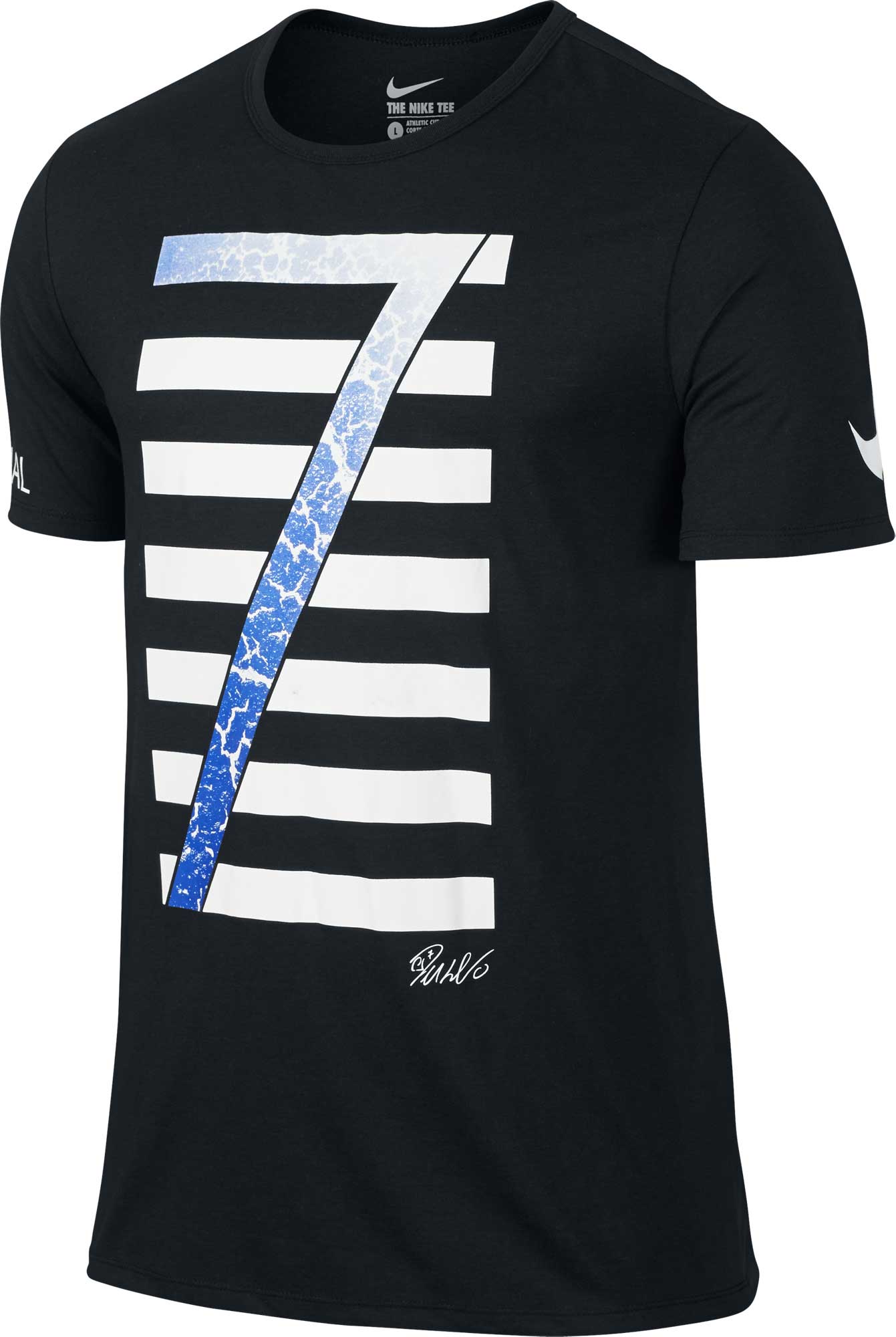 Nike CR7 Logo Tee - Black CR7 Soccer T-Shirts