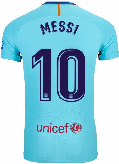 Nike Lionel Messi Barcelona Away Match Jersey 2017-18