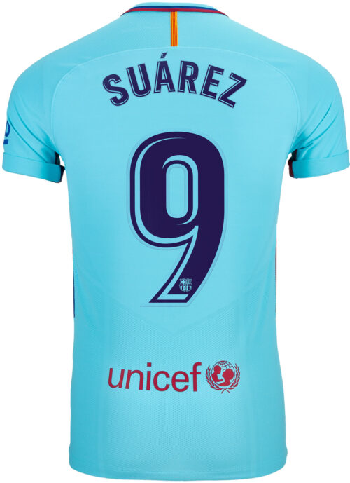 Nike Luis Suarez Barcelona Away Match Jersey 2017-18