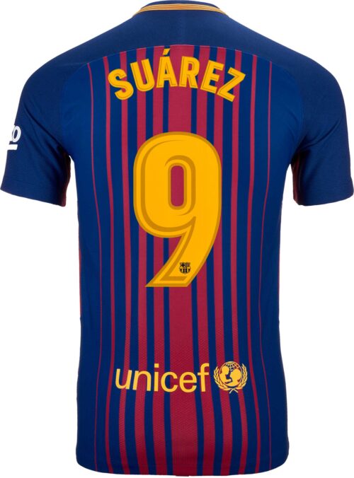Nike Luis Suarez Barcelona Match Home Jersey 2017-18