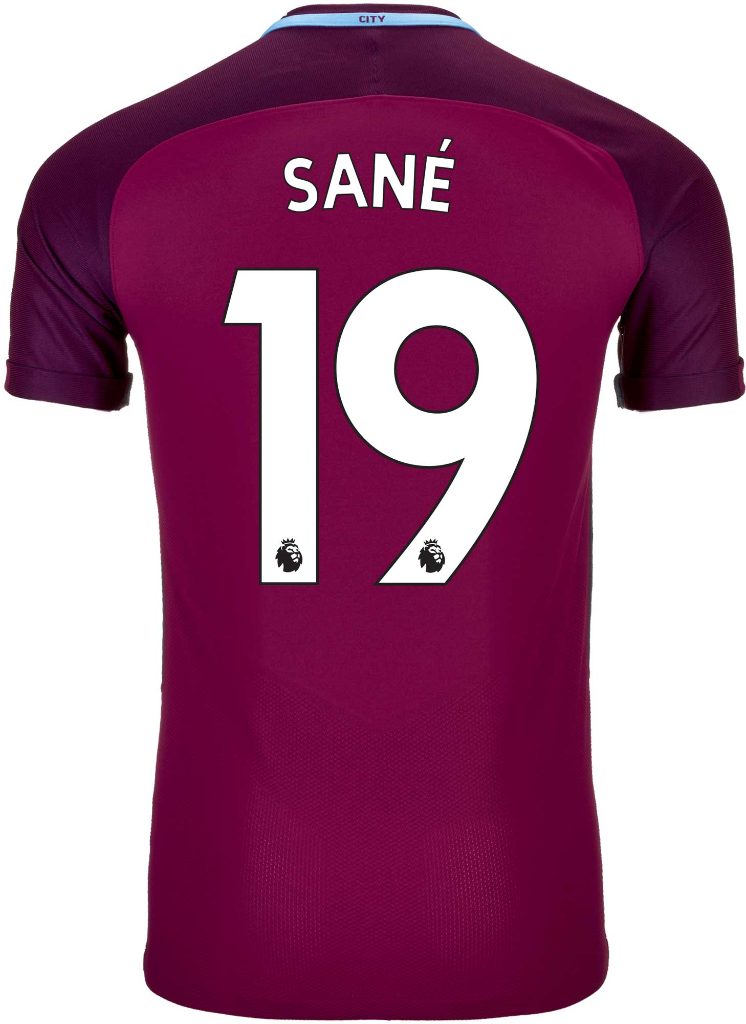 Nike Leroy Sane Manchester City Away Match Jersey 2017-18 ...