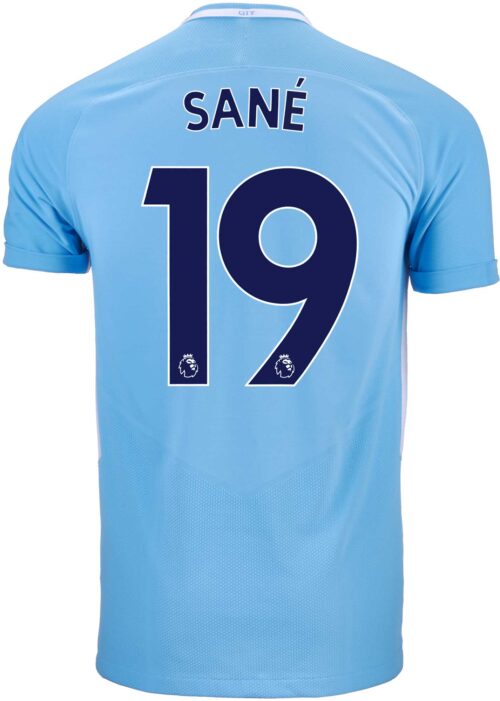 Nike Leroy Sane Manchester City Match Home Jersey 2017-18