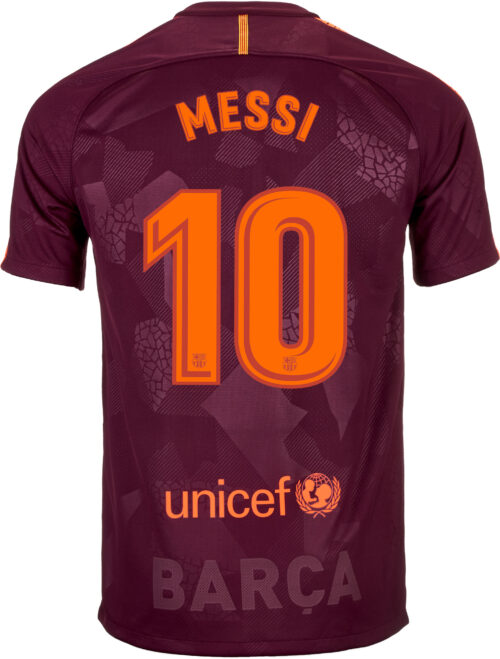 Nike Lionel Messi Barcelona 3rd Jersey 2017-18