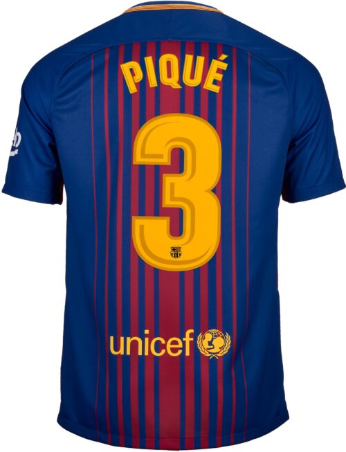 Nike Gerard Pique Barcelona Home Jersey 2017-18