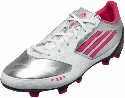 adidas Womens F30 TRX FG  Metallic Silver/Bright Pink/Black