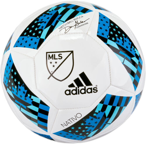 adidas MLS 2016 Glider Soccer Ball – White/Shock Blue