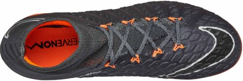 Nike Kids Hypervenom Phantom 3 Elite DF FG – Dark Grey/Total Orange