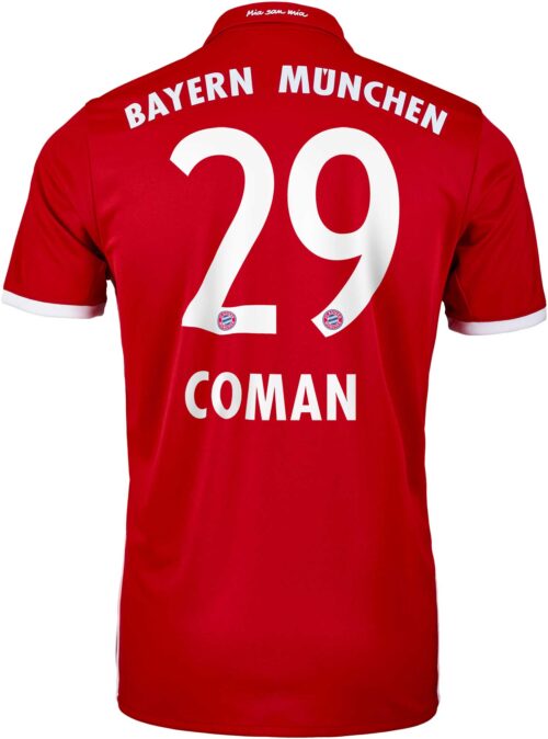 adidas Kingsley Coman Bayern Munich Home Jersey 2016-17