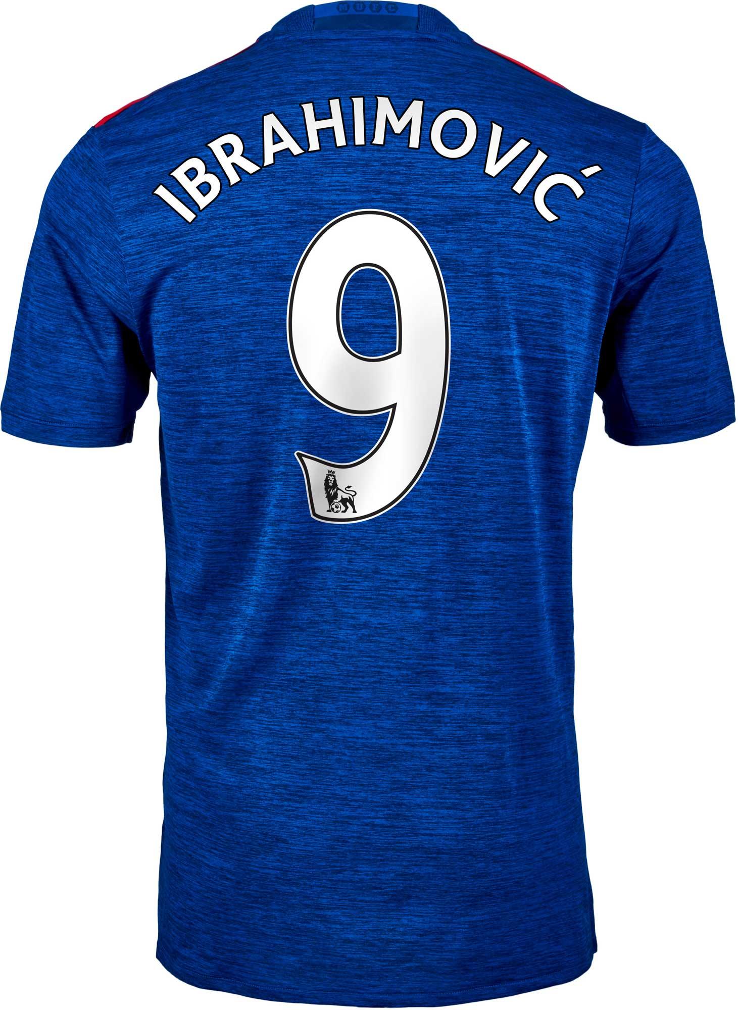 Zlatan Ibrahimovic Nameset 2016-2017 Manchester United Shirt jersey sporting id 