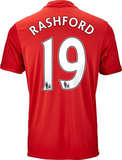 adidas Marcus Rashford Manchester United Home Jersey 2016-17