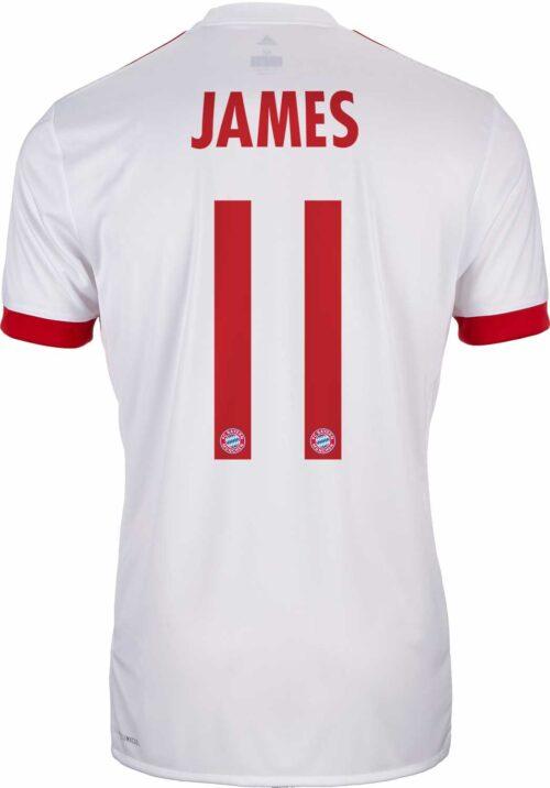 2017/18 adidas Kids James Rodriguez Bayern Munich UCL Jersey