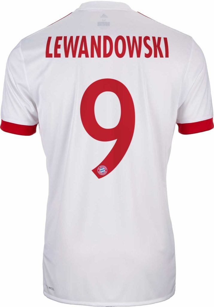 Kids adidas Lewandowski Bayern Munich UCL Jersey 2017-18