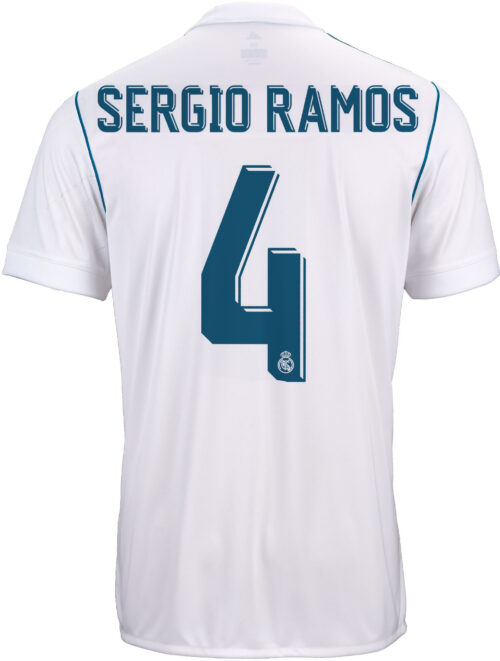 2017/18 adidas Sergio Ramos Real Madrid Home Jersey