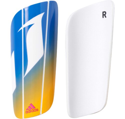 adidas Messi 10 Lesto Shinguards – White/Blue