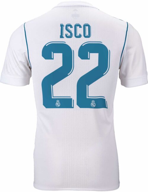 2017/18 adidas Isco Real Madrid Authentic Home Jersey