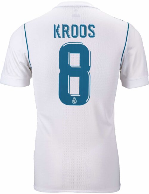 2017/18 adidas Toni Kroos Real Madrid Authentic Home Jersey