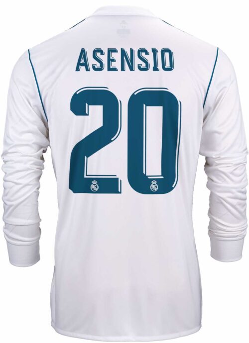 2017/18 adidas Marco Asensio Real Madrid L/S Home Jersey