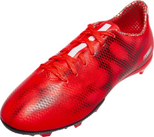 adidas Youth F10 FG Soocer Cleats – Red/White