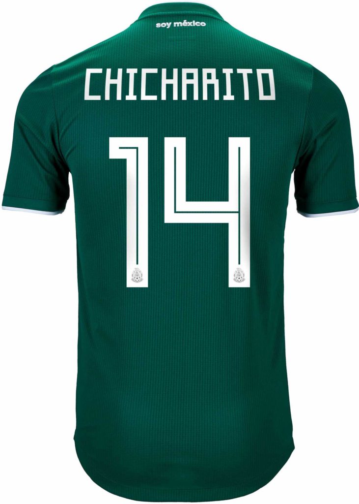 2018/19 adidas Chicharito Mexico Authentic Home Jersey - SoccerPro
