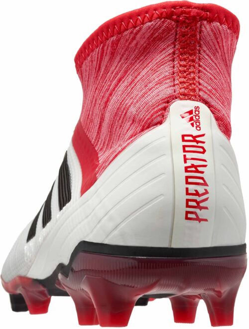 adidas Predator 18.2 FG – White/Real Coral