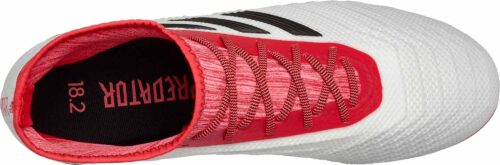 adidas Predator 18.2 FG – White/Real Coral