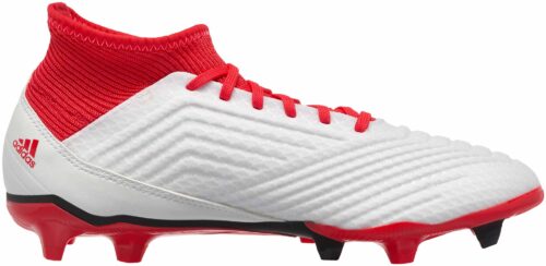 adidas Predator 18.3 FG – White/Real Coral