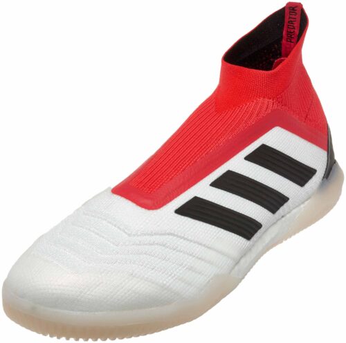 adidas Predator Tango 18  IN –  White/Real Coral