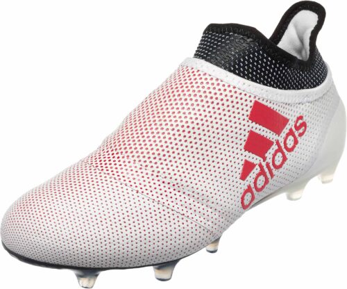 adidas Kids X 17  FG – Grey/Real Coral