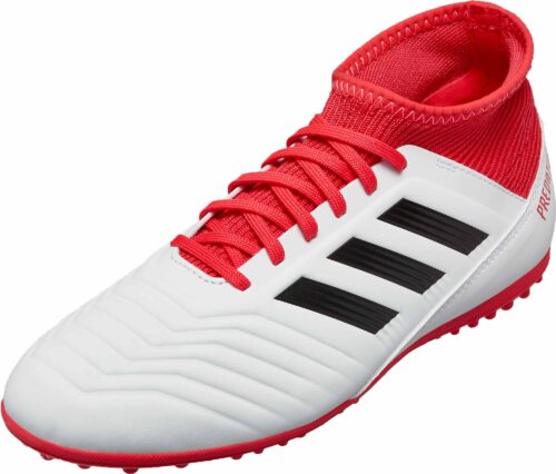 adidas Kids Predator Tango 18.3 TF – White/Real Coral
