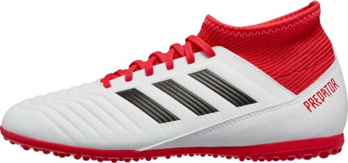 adidas Kids Predator Tango 18.3 TF – White/Real Coral