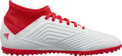 adidas Kids Predator Tango 18.3 TF – White/Real Coral