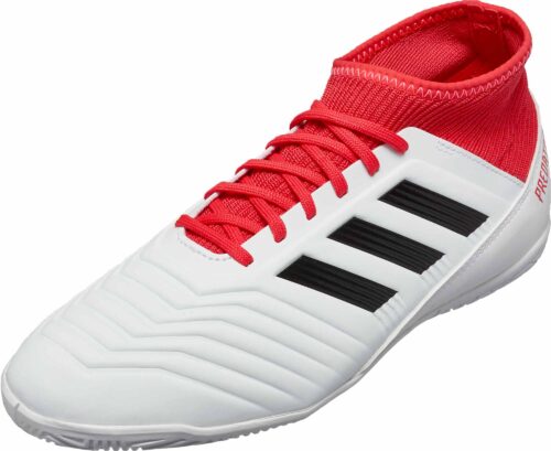 adidas Kids Predator Tango 18.3 IN – White/Real Coral