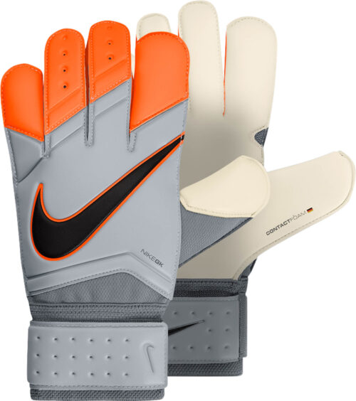 Nike Vapor Grip 3 Goalkeeper Gloves – White/Orange