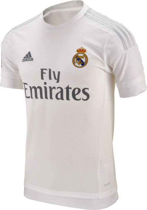 adidas Kids Real Madrid Home Jersey 2015-16