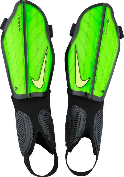 Nike Protegga Flex Shinguards – Electric Green/Black