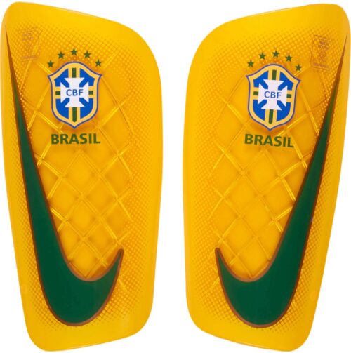 Nike Mercurial Lite Shinguards – Brazil – Varsity Maize/Green