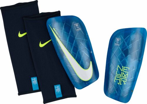 Nike Mercurial Lite Shin Guards – Neymar – Blue Orbit/Volt