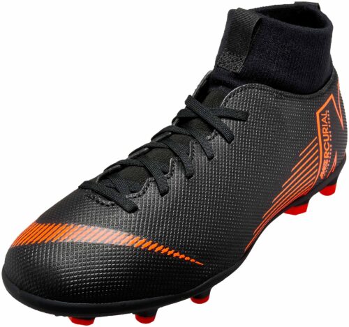 Nike Kids Superfly 6 Club MG – Black/Total Orange