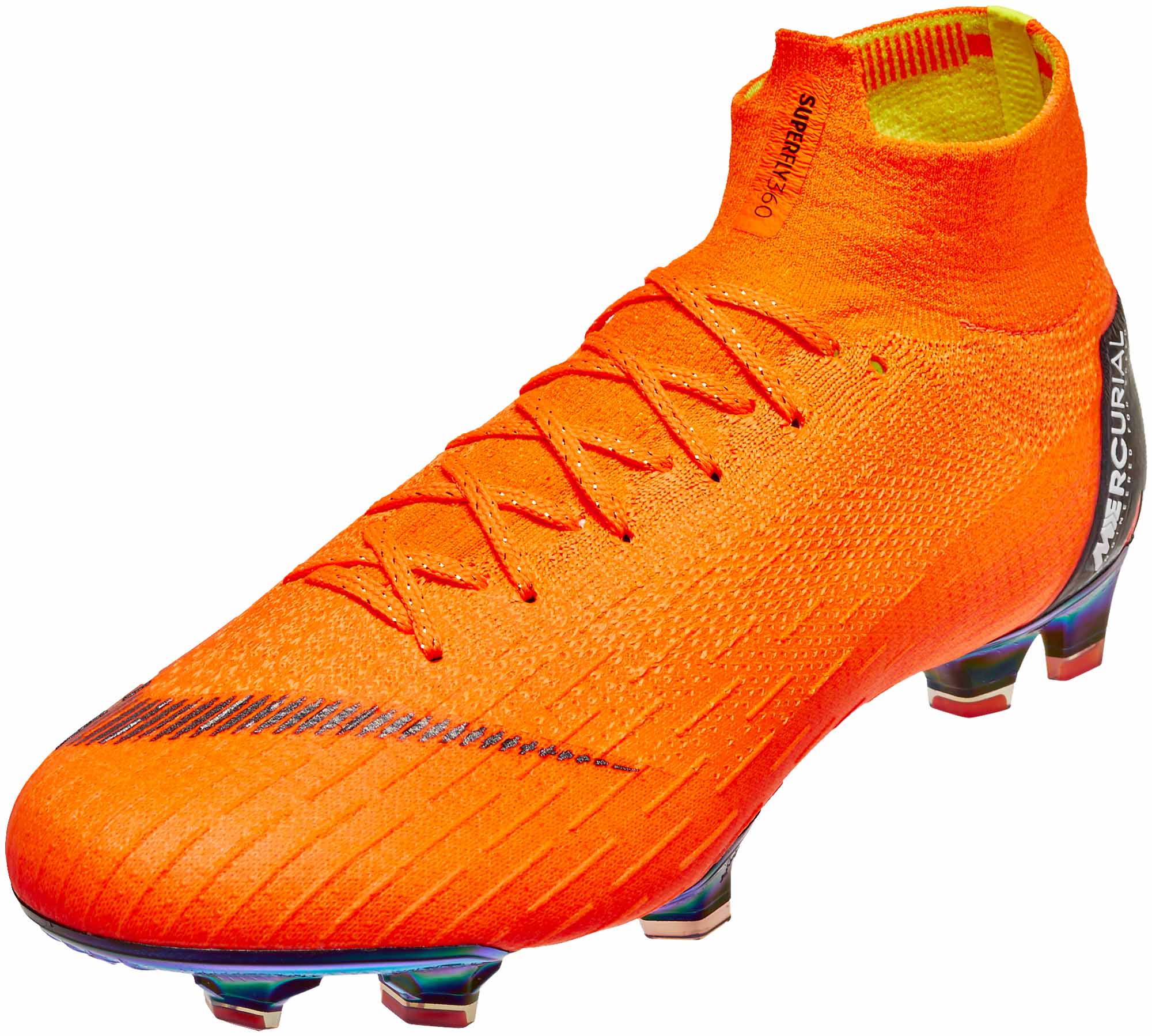 orange nike soccer cleats
