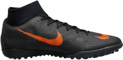 Nike SuperflyX 6 Academy TF - Black/Total Orange - SoccerPro