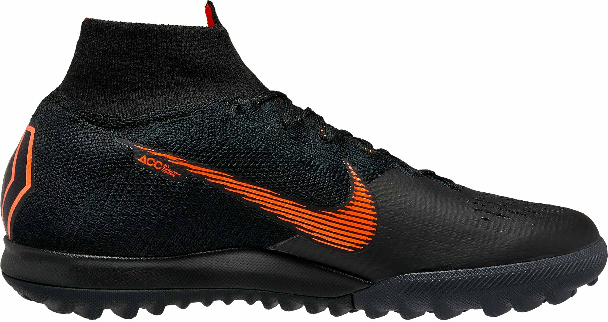 Nike SuperflyX 6 Elite TF - Black & Orange