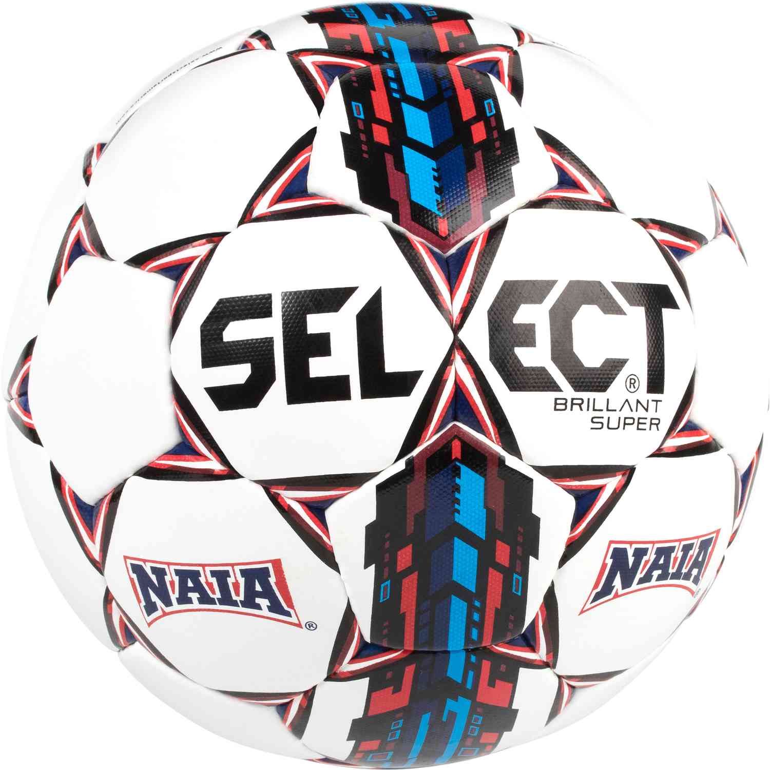 Select NAIA Brillant Super Official Match Soccer Ball - White/Blue