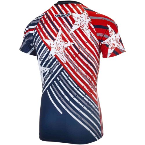 Reusch Patriot II S/S Pro-Fit Goalkeeper Jersey – Fire Red/Dress Blue