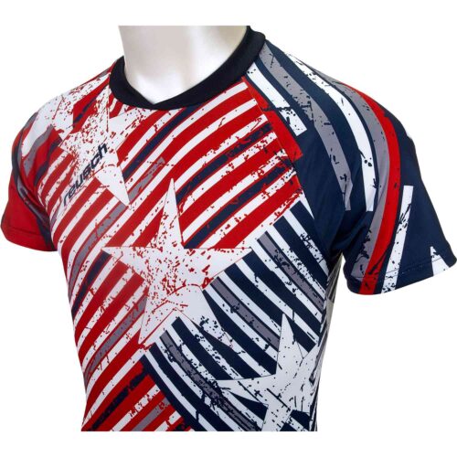 Reusch Patriot II S/S Pro-Fit Goalkeeper Jersey – Fire Red/Dress Blue