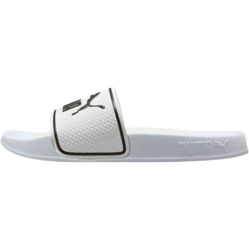 Puma Leadcat 2.0 Slides – White & Black