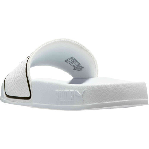 Puma Leadcat 2.0 Slides – White & Black